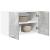 Dulap suspendat Riga 2 pcs Gri beton și Alb 60 x 31 x 40 cm GartenMobel Dekor