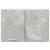 Dulap suspendat Riga 2 pcs Gri beton și Alb 60 x 31 x 40 cm GartenMobel Dekor