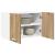 Dulap suspendat Riga Stejar Artisan și Alb 60 x 31 x 40 cm GartenMobel Dekor