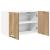 Dulap suspendat Riga Stejar Artisan și Alb 60 x 31 x 40 cm GartenMobel Dekor