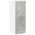 Dulap suspendat Riga 2 pcs Gri beton și Alb 30 x 31 x 80 cm GartenMobel Dekor
