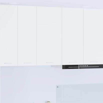 Dulap suspendat cu raft Riga Alb 40 x 31 x 80 cm Lemn compozit GartenMobel Dekor