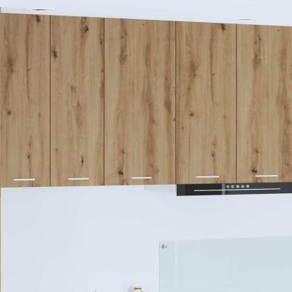 Dulap suspendat Riga Stejar Artisan și Alb 40 x 31 x 80 cm GartenMobel Dekor