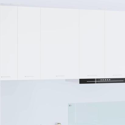 Dulap suspendat cu raft Riga Alb 50 x 31 x 80 cm Lemn compozit GartenMobel Dekor