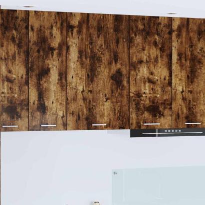 Dulap suspendat Riga Stejar afumat și alb 50 x 31 x 80 cm GartenMobel Dekor