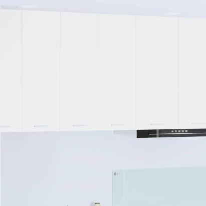 Dulap suspendat cu raft Riga Alb 60 x 31 x 80 cm Lemn compozit GartenMobel Dekor