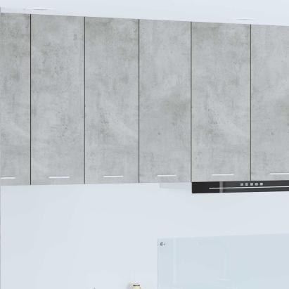 Dulap suspendat cu raft Riga Gri din beton 60 x 31 x 80 cm GartenMobel Dekor