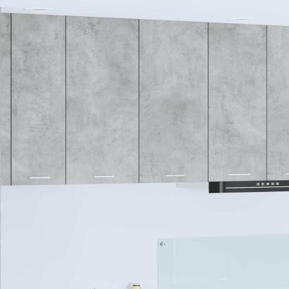 Dulap suspendat cu raft Riga Gri din beton 80 x 31 x 80 cm GartenMobel Dekor