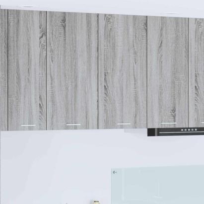 Dulap suspendat Riga Gri Sonoma 80 x 31 x 80 cm Lemn compozit GartenMobel Dekor