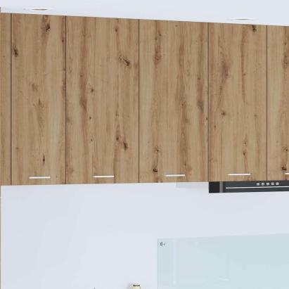 Dulap suspendat cu raft Riga Stejar Artizanal 80 x 31 x 80 cm GartenMobel Dekor