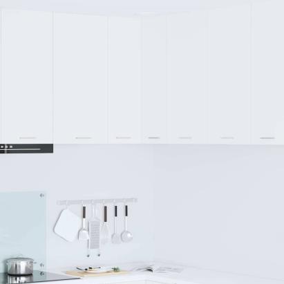 Dulap suspendat cu raft Riga Alb 57 x 57 x 80 cm Lemn compozit GartenMobel Dekor