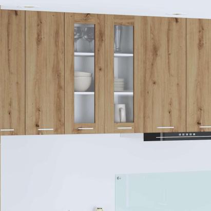 Dulap suspendat cu raft Riga Stejar Artizanal 60 x 31 x 80 cm GartenMobel Dekor