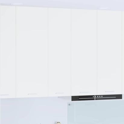 Dulap suspendat cu raft Riga Alb 30 x 31 x 100 cm Lemn compozit GartenMobel Dekor