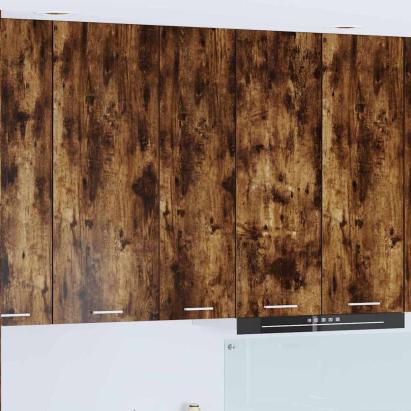 Dulap suspendat cu raft Riga Stejar fumuriu 30 x 31 x 100 cm GartenMobel Dekor