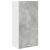 Dulap suspendat cu raft Riga Gri beton și Alb 50 x 31 x 100 cm GartenMobel Dekor