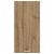 Dulap suspendat Riga Stejar Artisan și Alb 50 x 31 x 100 cm GartenMobel Dekor