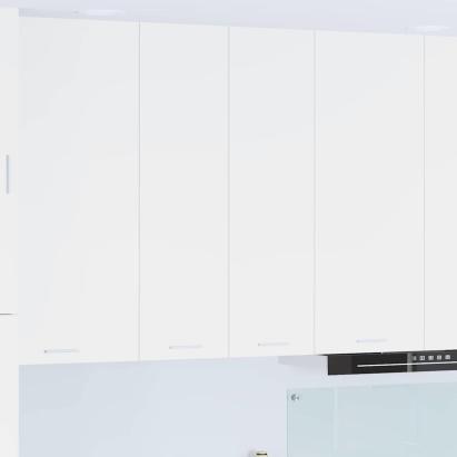 Dulap suspendat cu raft Riga Alb 60 x 31 x 100 cm Lemn compozit GartenMobel Dekor