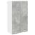 Dulap suspendat cu raft Riga Gri din beton 60 x 31 x 100 cm GartenMobel Dekor