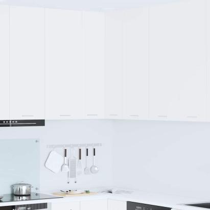 Dulap suspendat cu raft Riga Alb 57 x 57 x 100 cm Lemn compozit GartenMobel Dekor