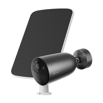 Kit camera IP EZVIZ + panou solar, rezolutie 2K, 4G, baterie 5.200 mAh, Audio bidirectional, CS-EB3-SP(2K,4GA) SafetyGuard Surveillance