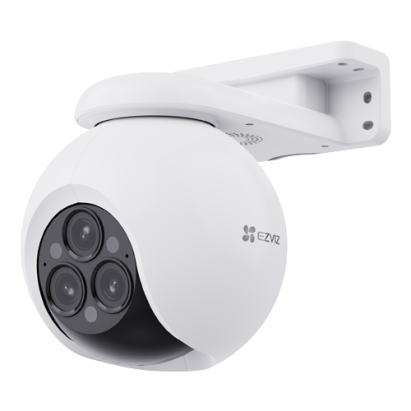 Camera IP Pan&Tilt, Wi-Fi, 3 lentile, 4MP, Audio bidirectional, Alarma, IR 30m, Color 24/7 - EZVIZ CS-H80f(3x4MP) SafetyGuard Surveillance