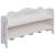 Cuier de perete, alb, 50 x 10 x 30 cm, lemn GartenMobel Dekor