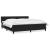 Pat box spring cu saltea, negru, 180x220 cm, catifea GartenMobel Dekor