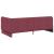 Cadru de pat colțar cu headboard Roșu Vin 90 x 200 cm țesătură GartenMobel Dekor