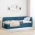 Cadru de pat colțar cu headboard albastru 80 x 200 cm Catifea GartenMobel Dekor