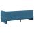 Cadru de pat colțar cu headboard albastru 80 x 200 cm Catifea GartenMobel Dekor