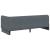 Cadru de pat colțar cu headboard Gri închis 80 x 200 cm Catifea GartenMobel Dekor