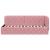 Cadru de pat colțar cu headboard Roz 80 x 200 cm Catifea GartenMobel Dekor