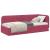 Cadru de pat colțar cu headboard Roșu Vin 80 x 200 cm Catifea GartenMobel Dekor