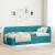 Cadru de pat colțar cu headboard Turcoaz 80 x 200 cm Catifea GartenMobel Dekor