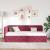Cadru de pat colțar cu headboard Roșu Vin 90 x 190 cm Catifea GartenMobel Dekor