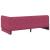Cadru de pat colțar cu headboard Roșu Vin 90 x 190 cm Catifea GartenMobel Dekor