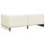 Cadru de pat colțar cu headboard Crem 90 x 190 cm Catifea GartenMobel Dekor