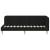 Cadru de pat colțar cu headboard Negru 80 x 200 cm țesătură GartenMobel Dekor