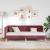 Cadru de pat colțar cu headboard Roșu Vin 80 x 200 cm țesătură GartenMobel Dekor
