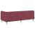 Cadru de pat colțar cu headboard Roșu Vin 80 x 200 cm țesătură GartenMobel Dekor