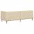 Cadru de pat colțar cu headboard Crem 80 x 200 cm țesătură GartenMobel Dekor