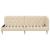 Cadru de pat colțar cu headboard Crem 80 x 200 cm țesătură GartenMobel Dekor