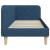 Cadru de pat colțar cu headboard albastru 80 x 200 cm țesătură GartenMobel Dekor