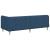 Cadru de pat colțar cu headboard albastru 80 x 200 cm țesătură GartenMobel Dekor