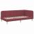 Cadru de pat colțar cu headboard Roșu Vin 90 x 190 cm țesătură GartenMobel Dekor