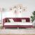 Cadru de pat colțar cu headboard Roșu Vin 90 x 190 cm țesătură GartenMobel Dekor