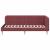 Cadru de pat colțar cu headboard Roșu Vin 90 x 190 cm țesătură GartenMobel Dekor