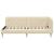 Cadru de pat colțar cu headboard Crem 90 x 190 cm țesătură GartenMobel Dekor