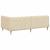 Cadru de pat colțar cu headboard Crem 100 x 200 cm țesătură GartenMobel Dekor