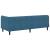 Cadru de pat colțar cu headboard albastru 80 x 200 cm Catifea GartenMobel Dekor